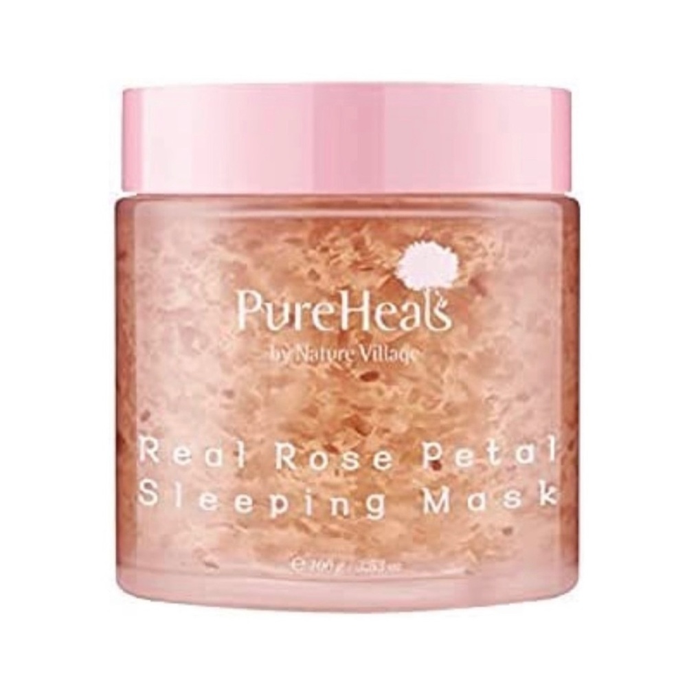 NWT Nature Village Pure Heals Real Rose Sleeping Mask